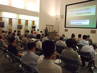 15年9月橋の科学館講演会　会場の様子