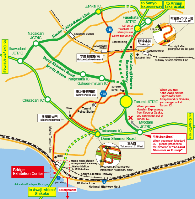 Map:By vehicles
