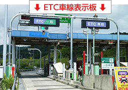 ETC車線表示板