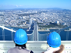 インフラツアー(明石海峡大橋)