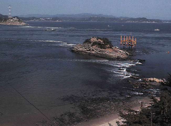 架橋前の鳴門海峡