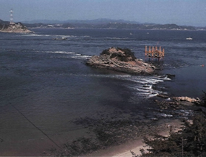 架橋前の鳴門海峡