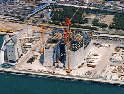 明石海峡大橋アンカレイジ工事