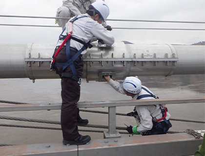 蓄積した長大橋技術による技術協力の取組