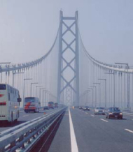 明石海峡大橋（神戸淡路鳴門自動車道）