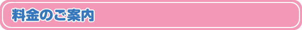 料金のご案内