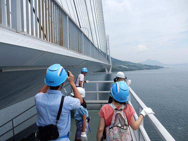 イメージ図：夏休み 親と子の多々羅大橋体験セミナー