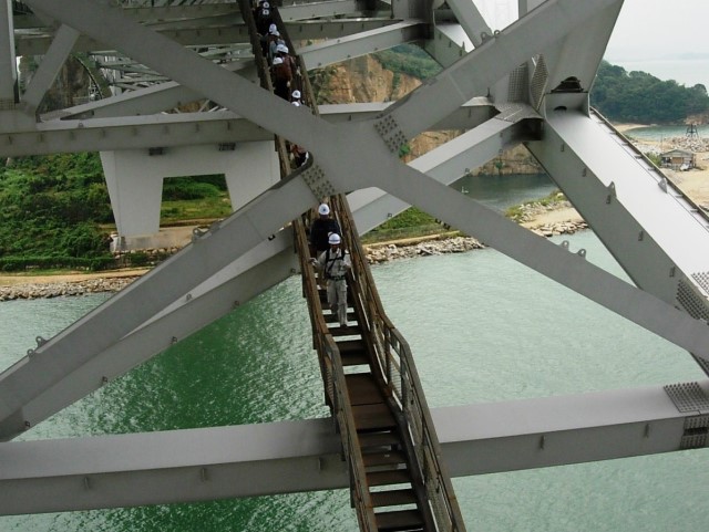 瀬戸大橋バックヤードツアー(与島橋探検)