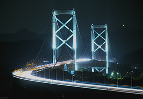 Picture of Ohnaruto Bridge illumination