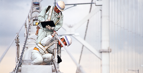 Honshu-Shikoku Bridge maintenance technology