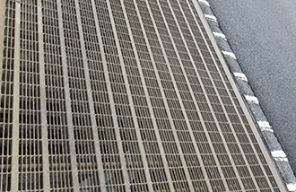 Open grating