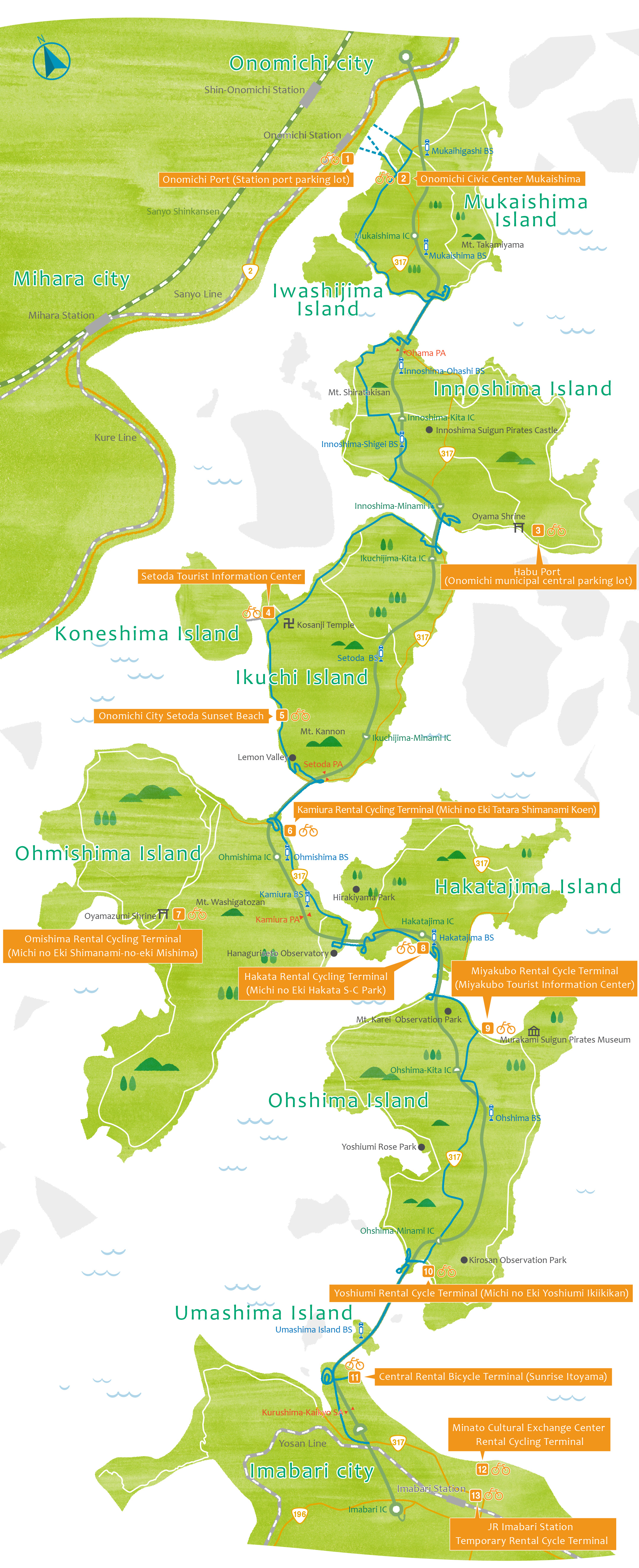 Cycling Map