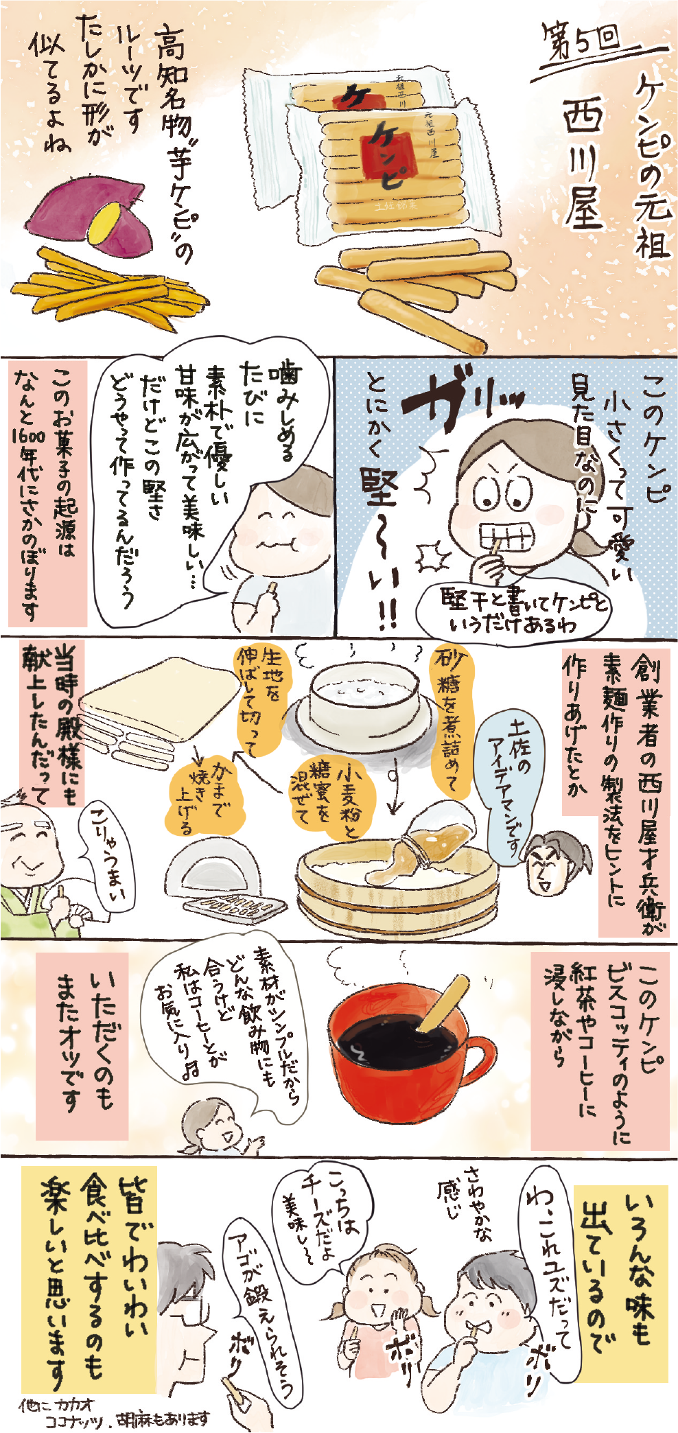 山森 めぐみのおみやげ瀬戸内（イラスト）
