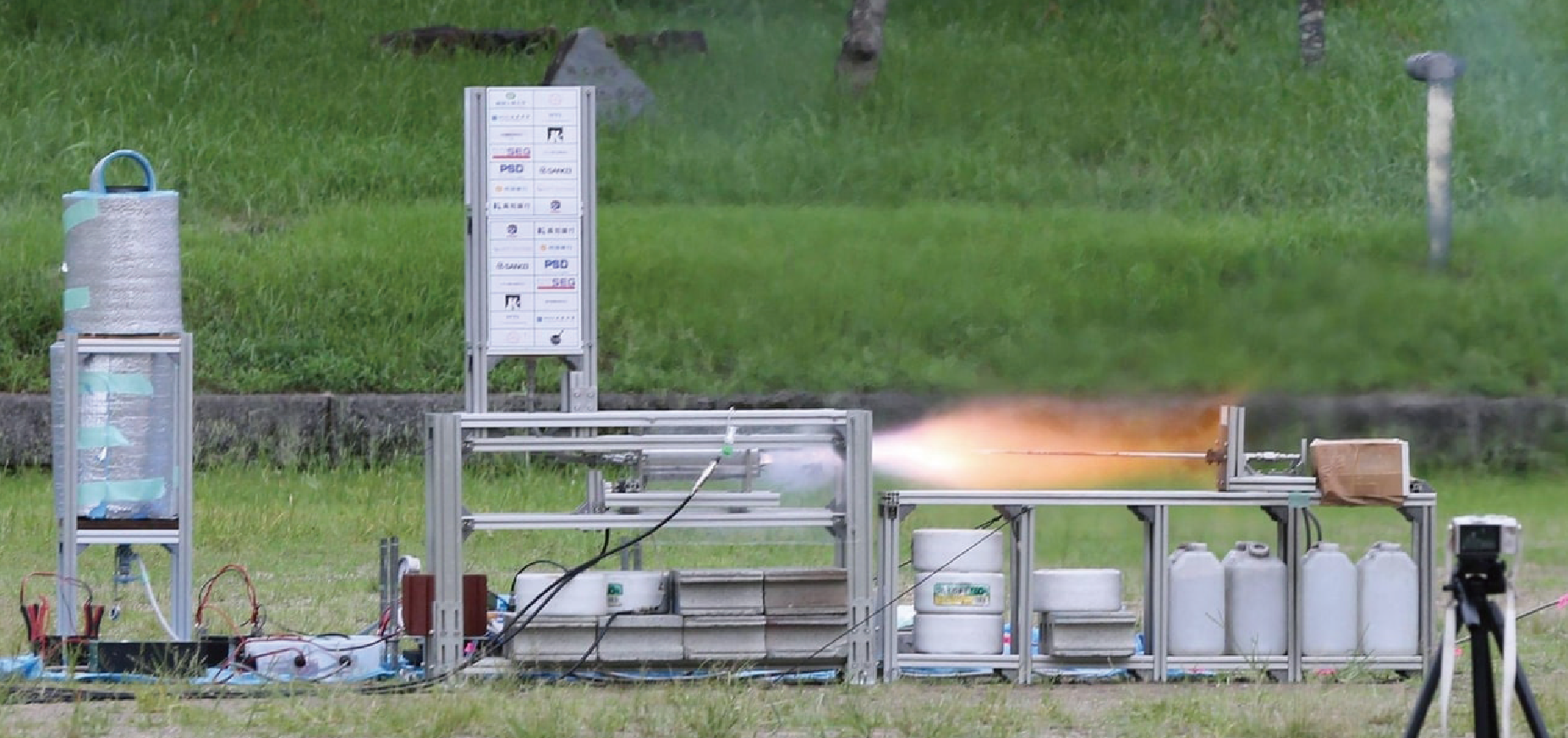 2024年9月に成功した自作ロケットエンジンの燃焼実験
