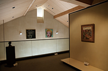西洋の作家作品が並ぶ、2階の第四展示室
