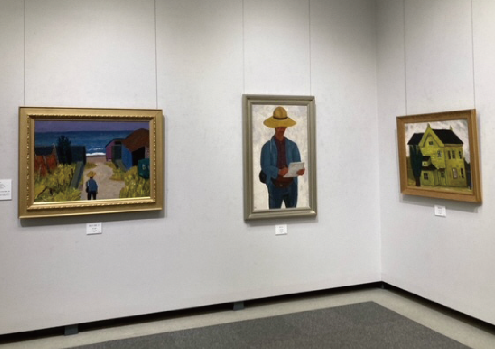 昨年新たに収蔵した片木太郎の作品3点。