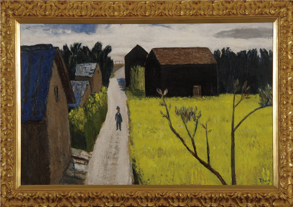 片木太郎《海から来た道》1992年