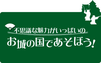 不思議な魅力がいっぱいのお城の国であそぼう！