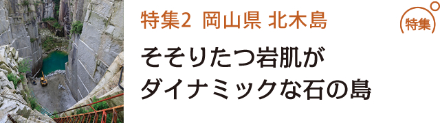 そそりたつ岩肌がダイナミックな石の島