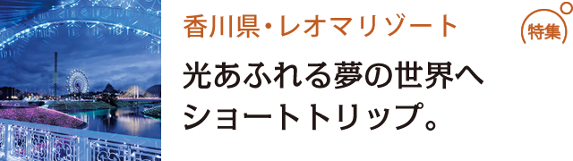 光あふれる夢の世界へショートトリップ。