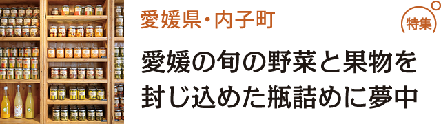 愛媛の旬の野菜と果物を封じ込めた瓶詰めに夢中