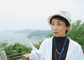 備前市観光ボランティアガイド協会・会長の片山伸栄さん
