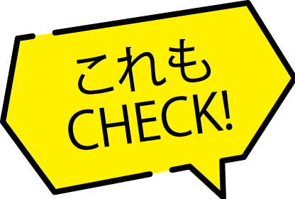 これもCHECK!