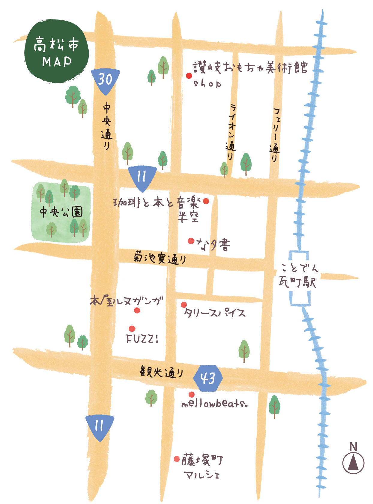 高松市 MAP