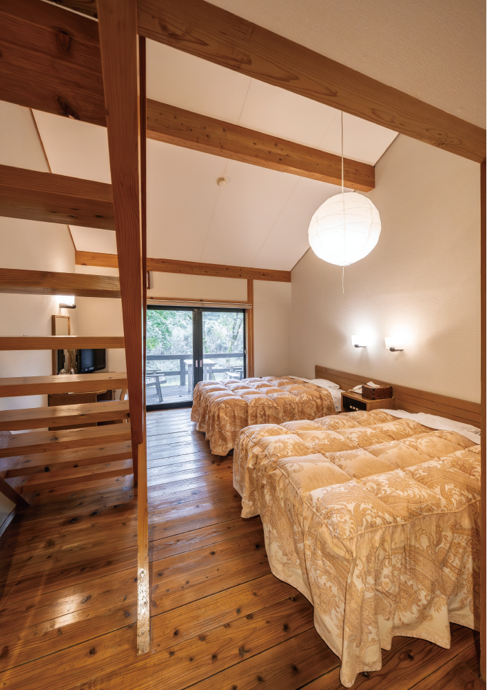 本館・別館ともに安田川を一望することができ、せせらぎを聞きながら過ごせる