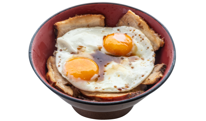 「焼豚玉子飯  極（1,150円）」。