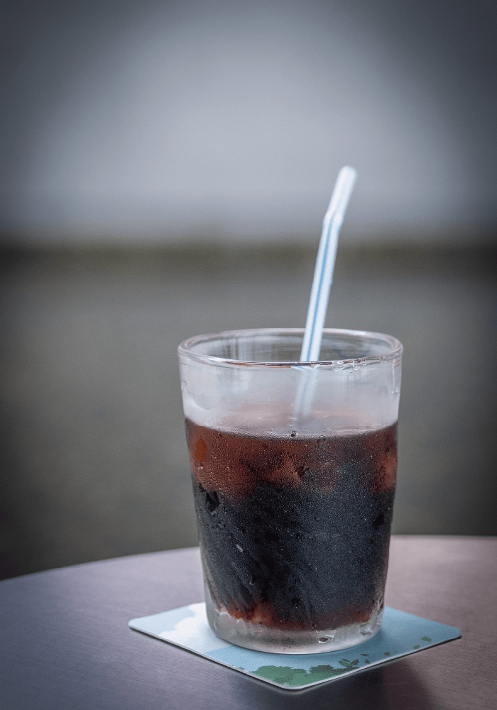 カフェのアイスコーヒー