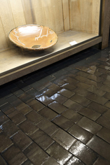 工芸館の木煉瓦の床　イメージ