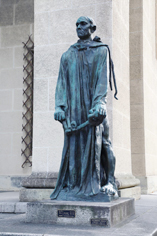 オーギュスト・ロダン作「カレーの市民」彫像イメージ