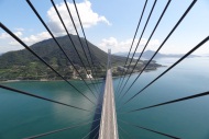 多々羅大橋 2P塔頂より