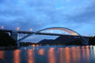 大三島橋 大三島よりの夜景