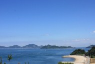 来島海峡大橋 大角海浜公園より